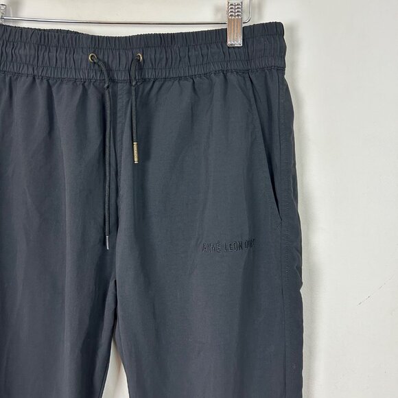 Aime Leon Dore Port Logo Nylon Pants Track Jogger Black Size Small Men's - Picture 2 of 5